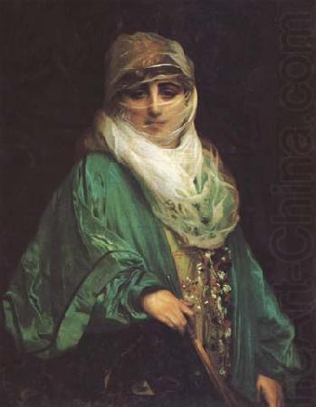 Jean Leon Gerome Femme de Constantinople debout (mk32) china oil painting image